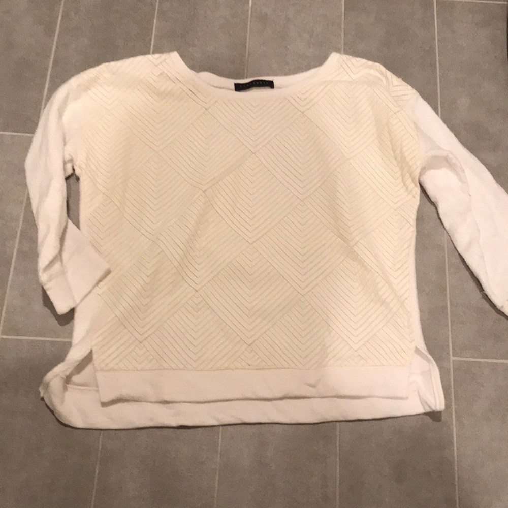 Sanctuary Cropped Mixed Media Top - XS